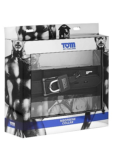 Tom Of Finland Neoprene Collar With Lock - UABDSM