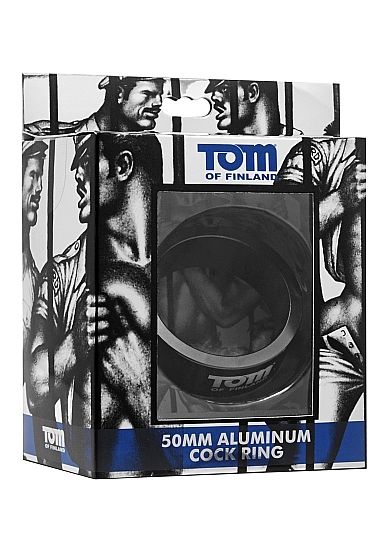 Tom Of Finland Aluminium Cock Ring 50mm - UABDSM