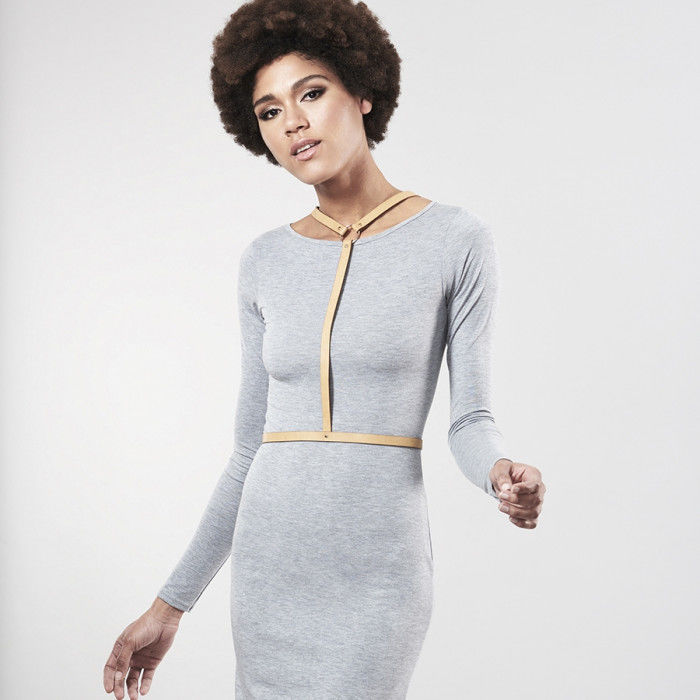 Bijoux Indiscrets Maze Ypsilon Harness Brown - UABDSM