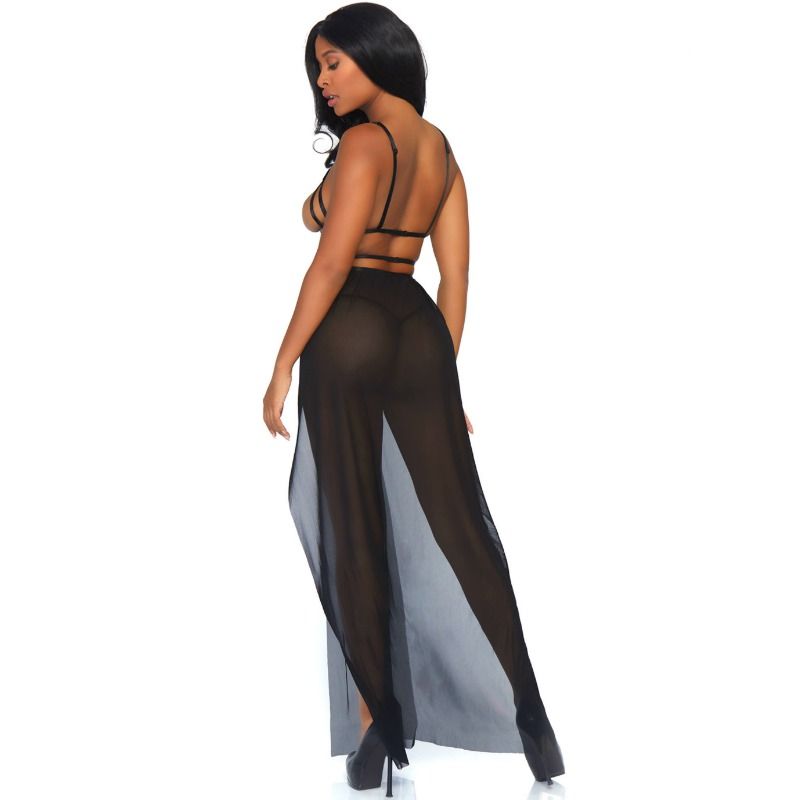 Leg Avenue Cage Maxi Dress And Thong S/m - UABDSM