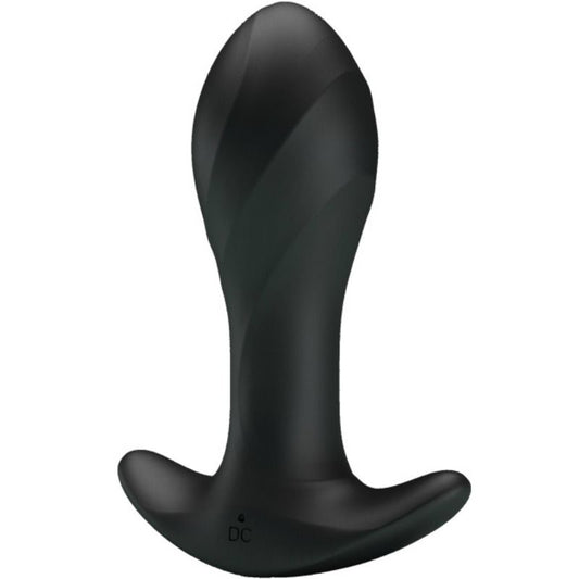 Pretty Love Anal Plug Massager Black - UABDSM