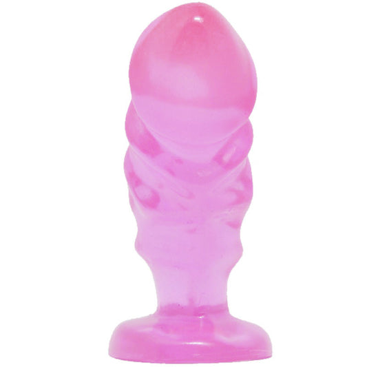 Baile Unisex Anal Plug With Suction Cup Pink - UABDSM