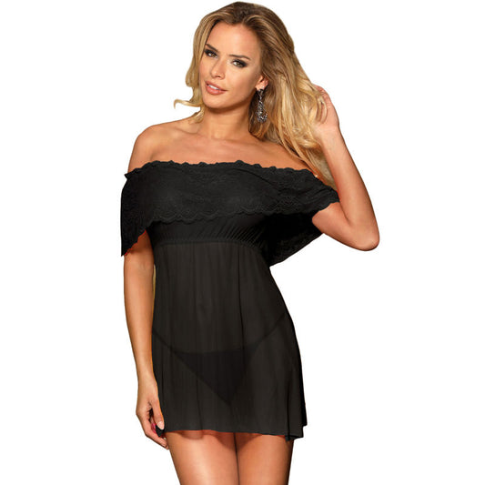Subblime Short Dress + Thong Black S/m Subblime Short Dress + Thong Black S/m - UABDSM