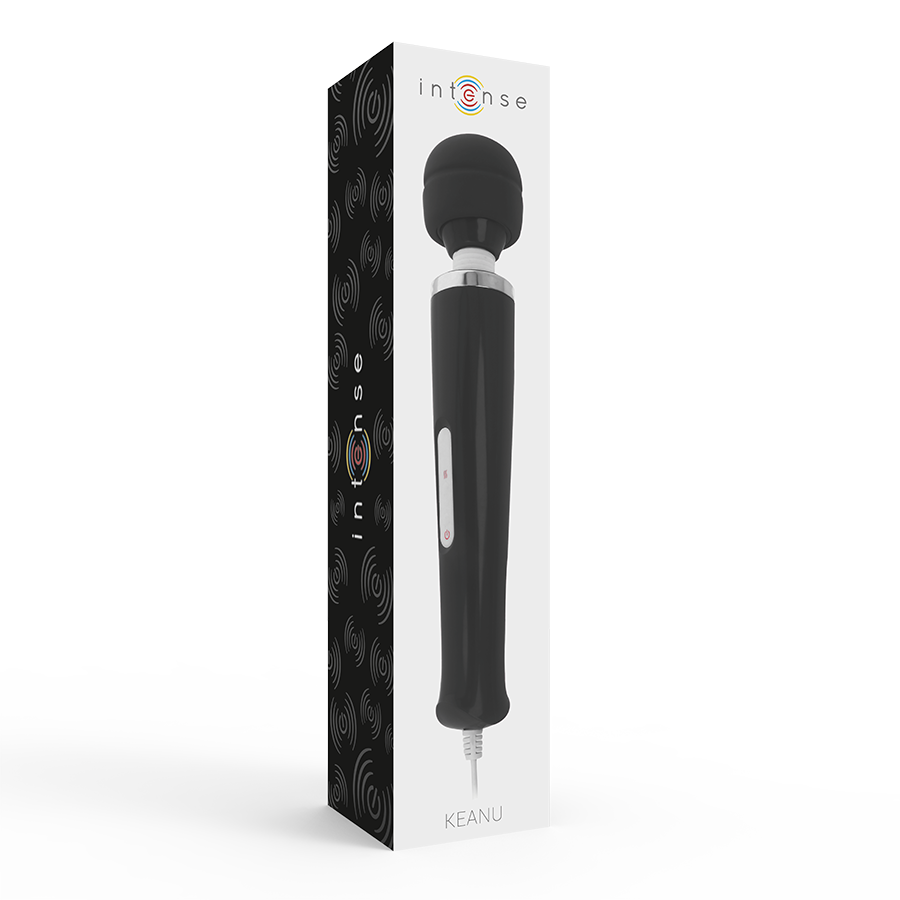 Intense Keanu Vibrating Power Wand Black - UABDSM