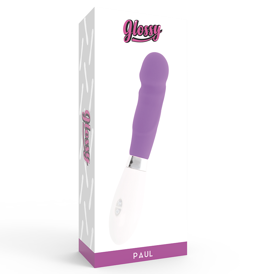 Glossy Paul Vibrator Purple - UABDSM