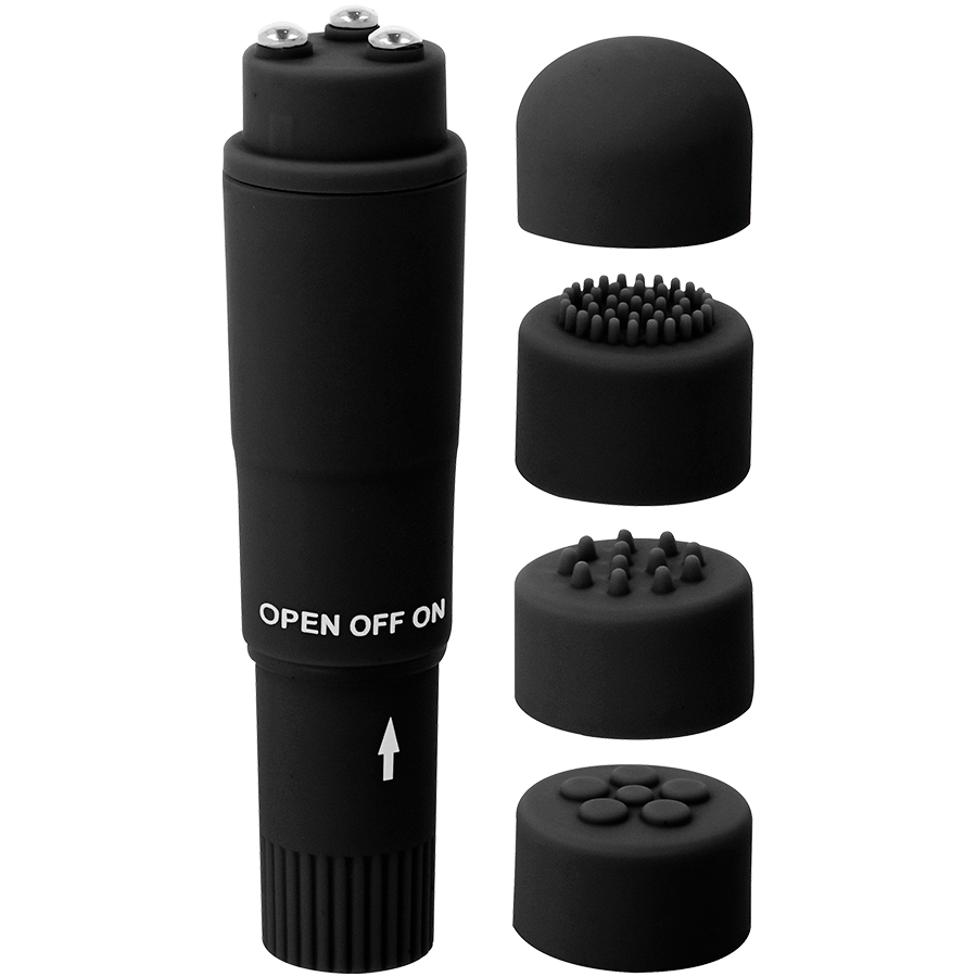 Glossy Kurt Pocket Massager Black - UABDSM