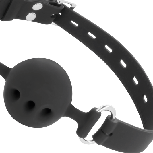 Darkness Ball Silicone Gag Black - UABDSM