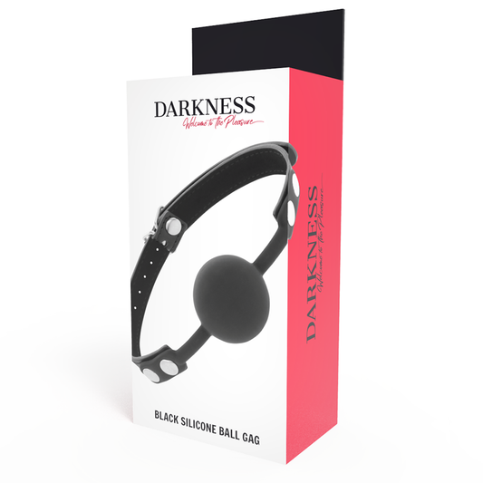Darkness Ball Silicone Gag Black Darkness Ball Silicone Gag Black - UABDSM