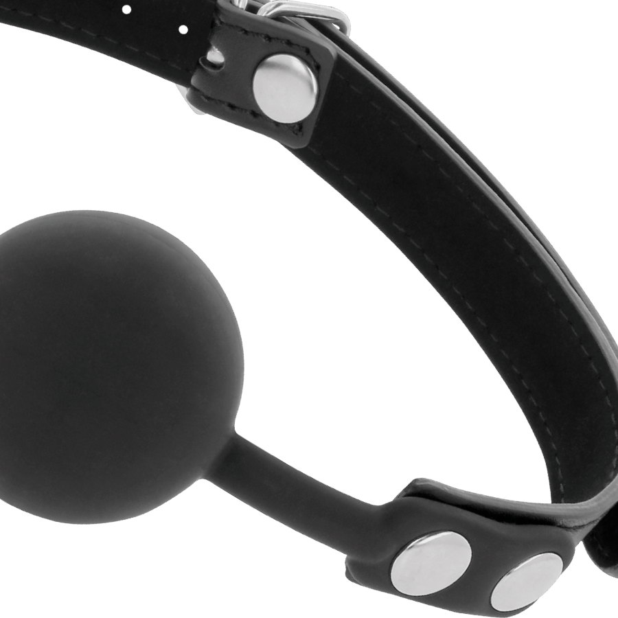 Darkness Ball Silicone Gag Black - UABDSM