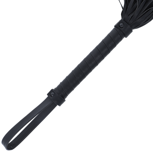 Darkness Black Flogger 42cm Leather Darkness Black Flogger 42cm Leather - UABDSM