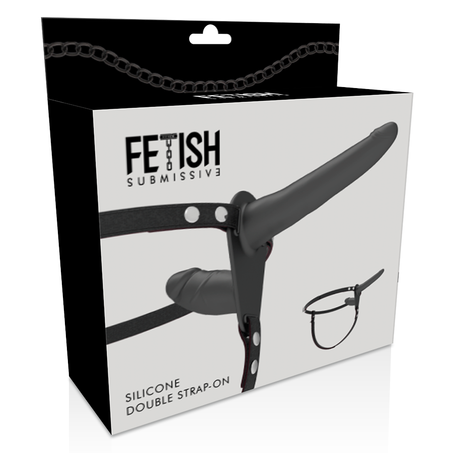 Fetish Submissive Double Penetrix Strap-on Black - UABDSM