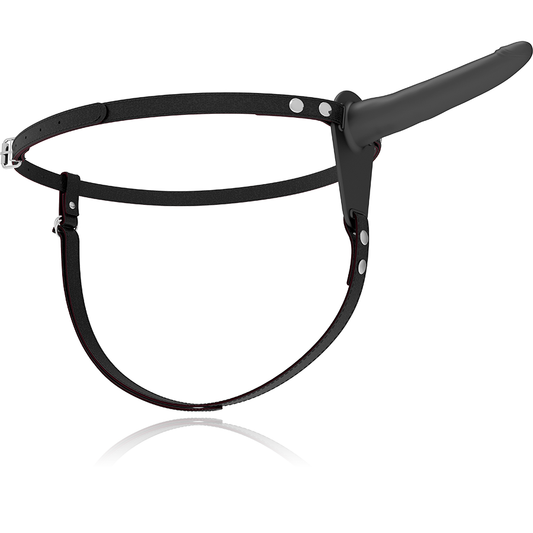 Fetish Submissive Silicone Strap-on Black 15cm - UABDSM