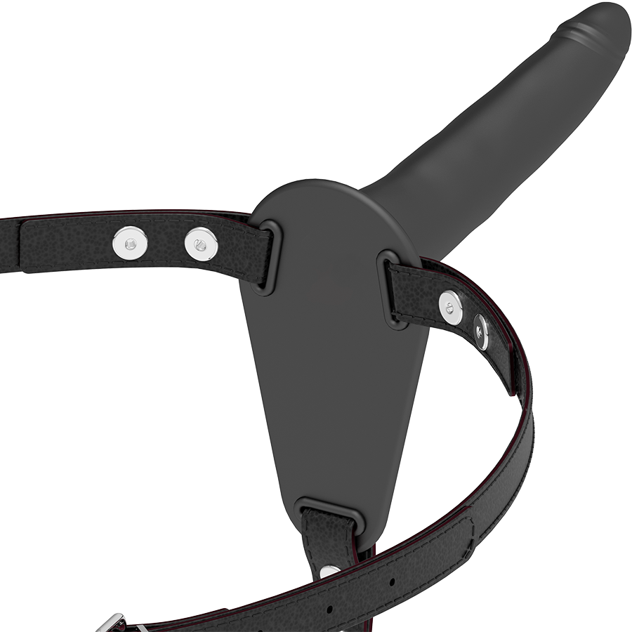 Fetish Submissive Silicone Strap-on Black 15cm - UABDSM