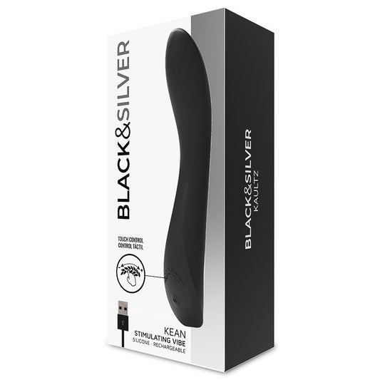 Black & Silver Kean Vibrator Touch Control - UABDSM