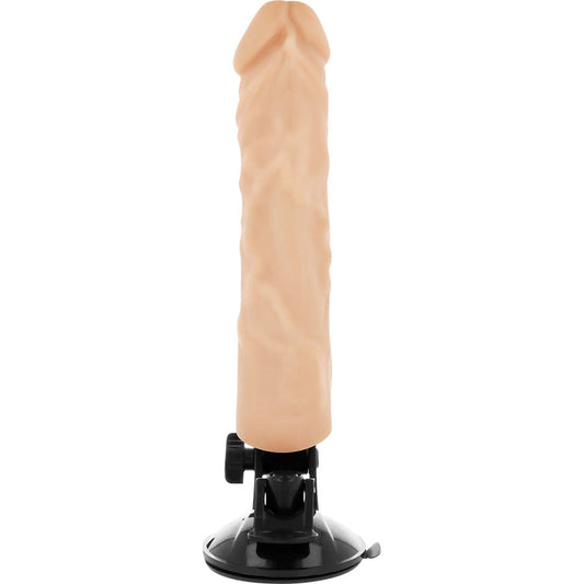 Basecock Realistic Vibrator Remote Control Flesh 21 Cm - UABDSM