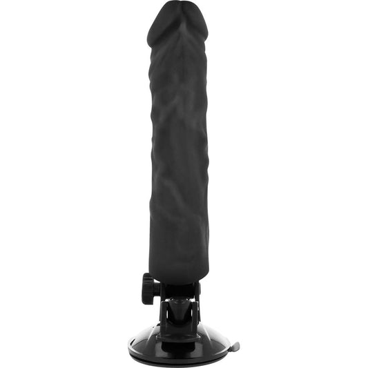 Basecock Realistic Vibrator Remote Control Black 21 Cm - UABDSM