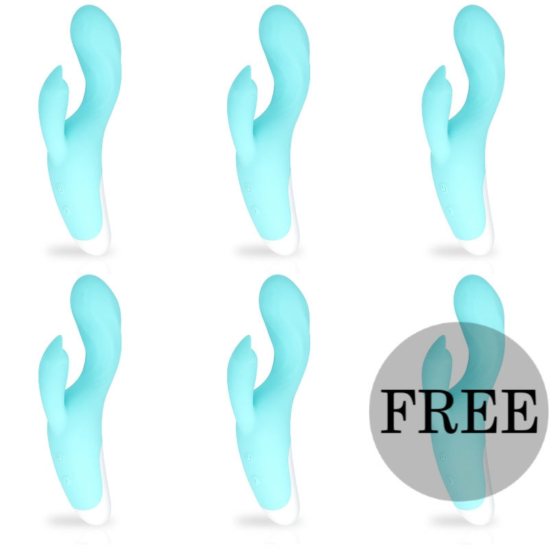Mia Dresde Vibrator Turquoise 5+1 Free - UABDSM