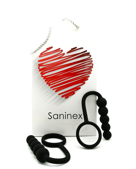 Saninex Duplo Plug Anal With Ring Saninex Duplo Plug Anal With Ring - UABDSM