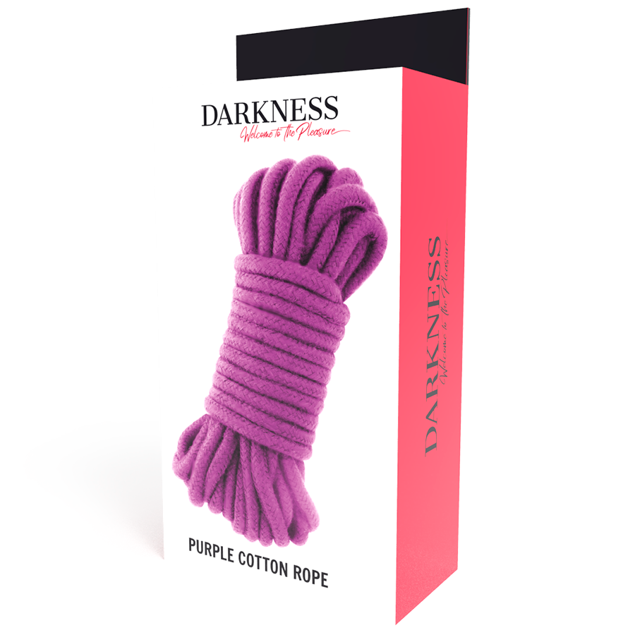 Darkness Kinbaku Rope Linen Purple 10 M - UABDSM