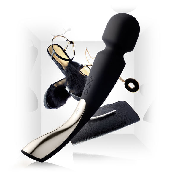 Lelo Smart Wand Massager Medium Black - UABDSM