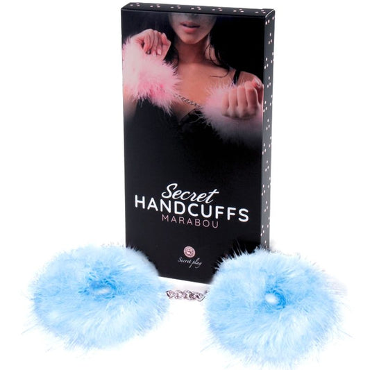 Secretplay Blue Light Marabou Handcuffs Secretplay Blue Light Marabou Handcuffs - UABDSM