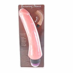 Burning Penis Realistic Vibrator 19.5 Cm - UABDSM