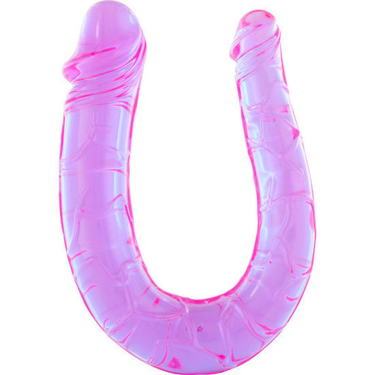 Sevencreations Double Mini Twin Head Jelly Penis Dong - UABDSM