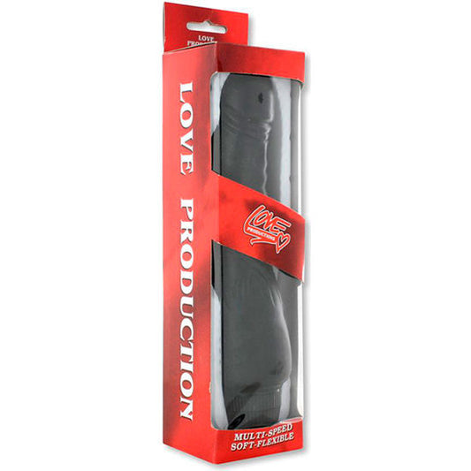 Sevencreations Perfect Pleasures Vibrator Black 22cm - UABDSM