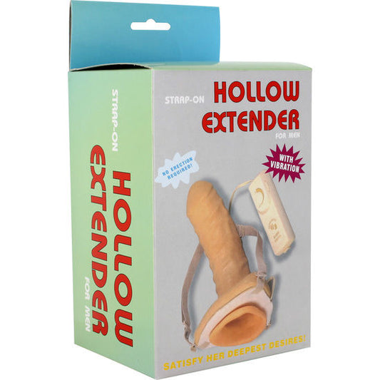 Sevencreations Strap-on Hollow Extender Vibrating - UABDSM