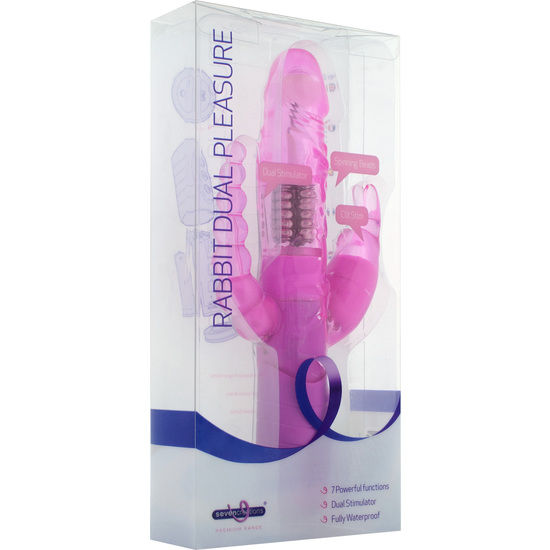 Sevencreations Bunny Pleasure Dual Pink - UABDSM