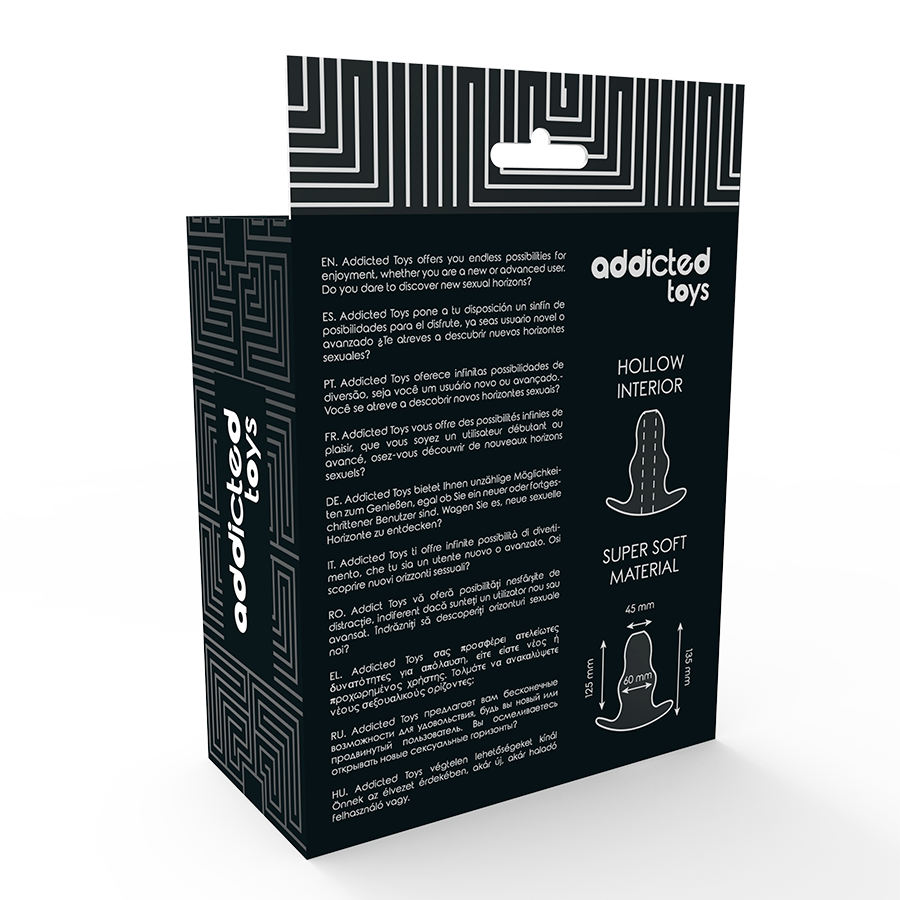 Addicted 13 Cm Large Anal Dilator - Transparent - UABDSM