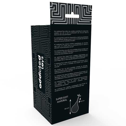 Adiccted Toys Anal Douche Black - UABDSM