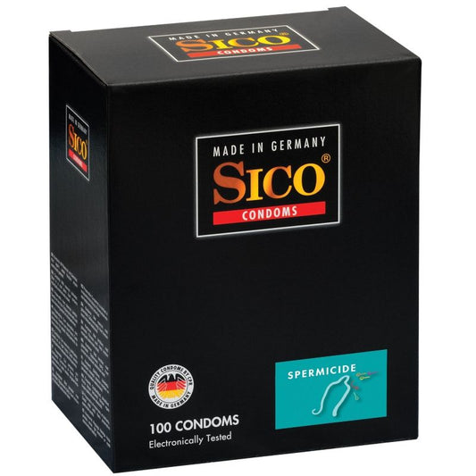 Sico Condoms Spermicide Condoms 100 Units Sico Condoms Spermicide Condoms 100 Units - UABDSM