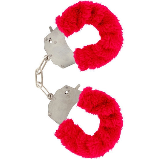 Furry Fun Cuffs Bondage Red Furry Fun Cuffs Bondage Red - UABDSM