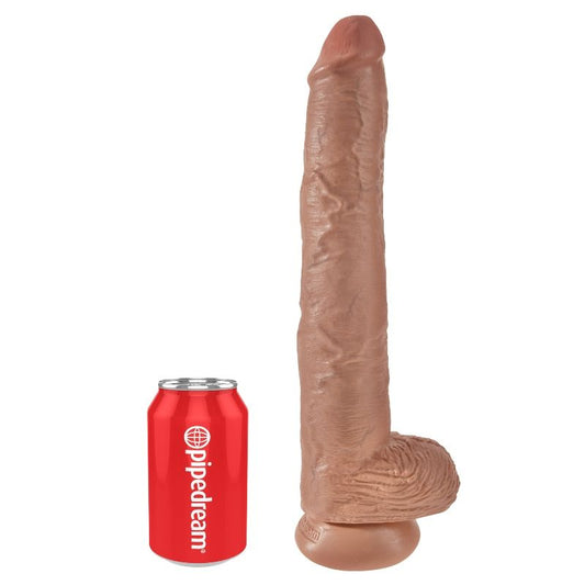 King Cock - Cock With Balls 35.6 Cm - Flesh - UABDSM