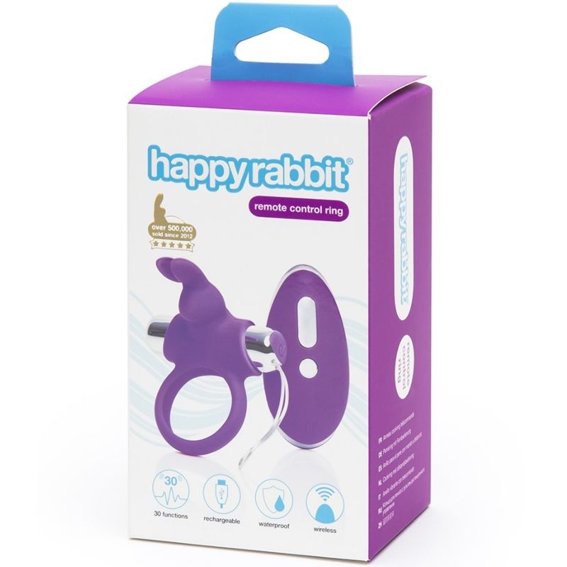 Happy Rabbit Remote Control Ring Purple - UABDSM