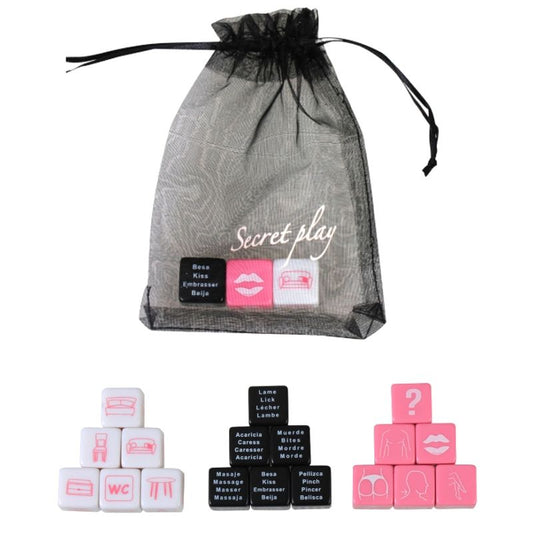 Secretplay Game 3 Dice (es / Pt / En / Fr) - UABDSM