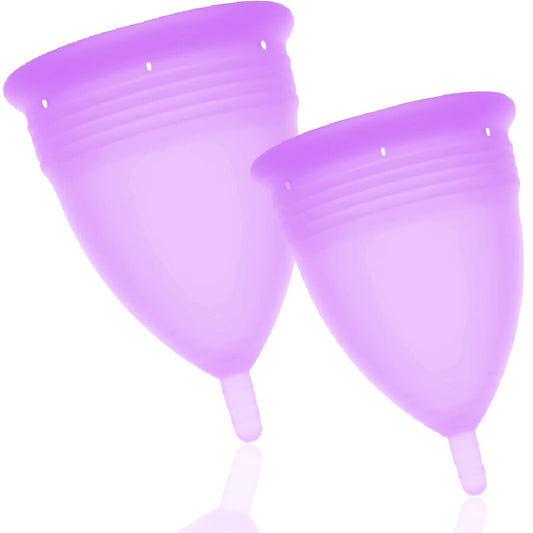 Stercup Menstrual Cup Size S + Size L Pack - Purple Stercup Menstrual Cup Size S + Size L Pack - Purple - UABDSM