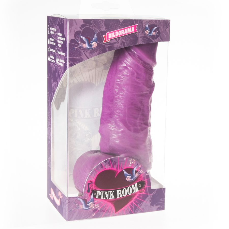 Pink Room Dayan Realistic Dildo Purple 17 Cm - UABDSM