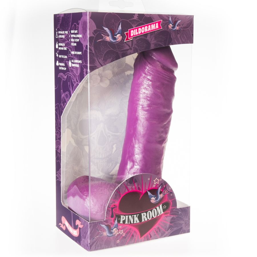 Pink Room Anton Realistic Dildo Purple 21.5 Cm - UABDSM