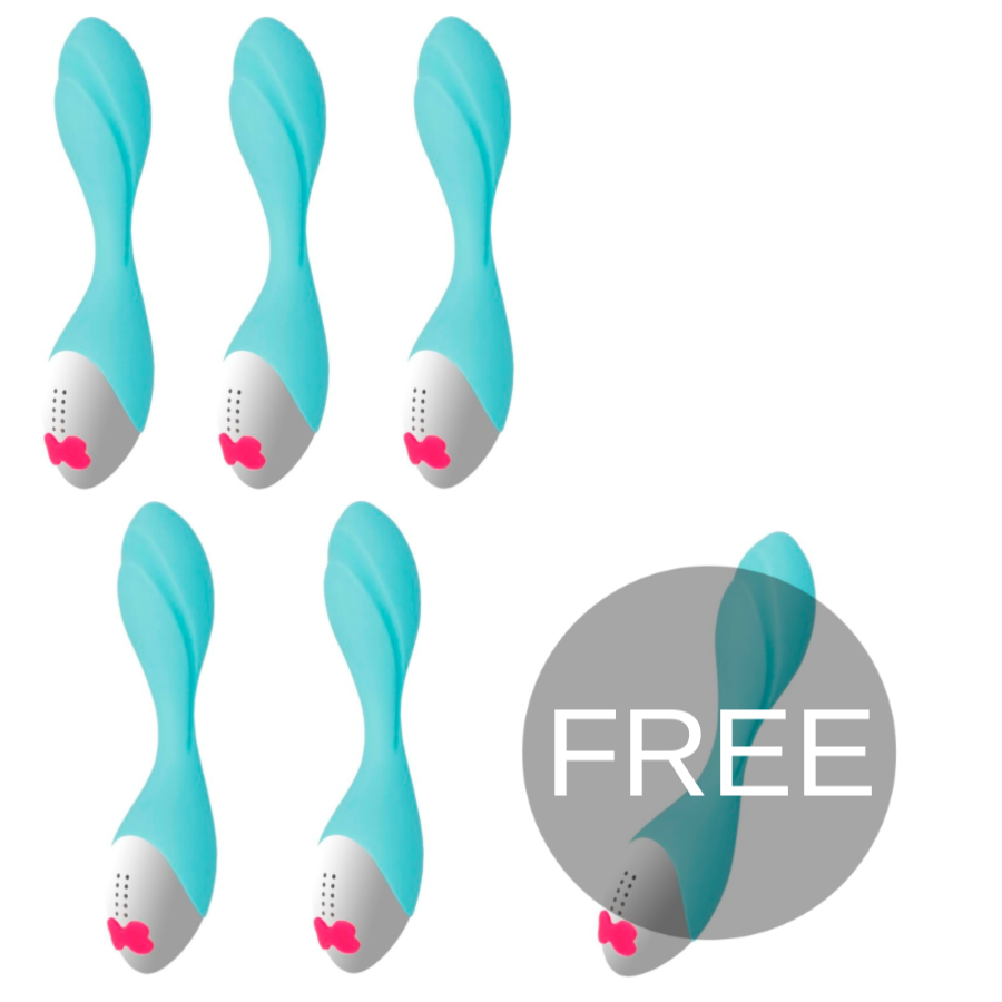 Happy Loky Mini Fun Vibrator 5+1 Free - UABDSM