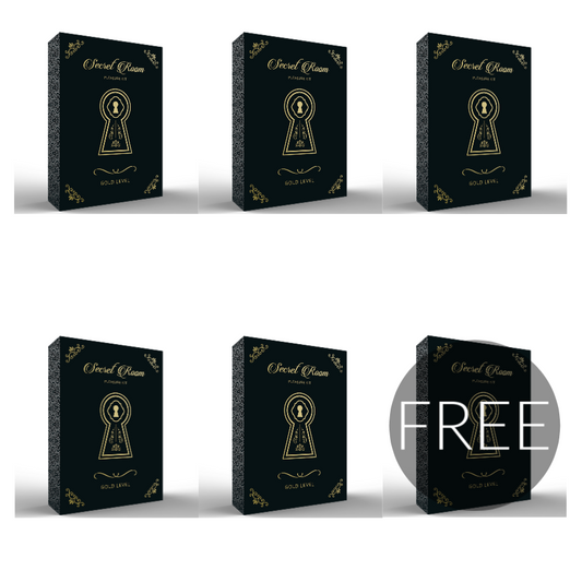 Secret Room Pleasure Kit Gold Level 2 Pack 5+1 Free Secret Room Pleasure Kit Gold Level 2 Pack 5+1 Free - UABDSM