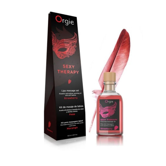 Orgie Lips Massage Kit Strawberry - UABDSM