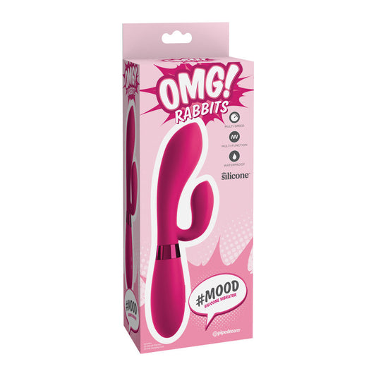 Omg Mood Silicone Vibrator Pink - UABDSM