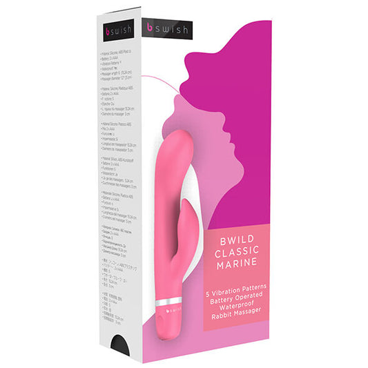 B Swish - Bwild Classic Marine Rabbit Vibrator Guava - UABDSM