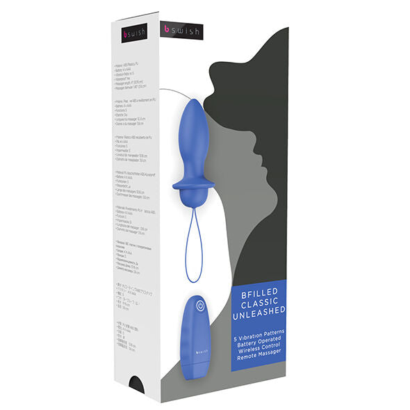 B Swish - Bfilled Classic Vibrating Plug Denim - UABDSM