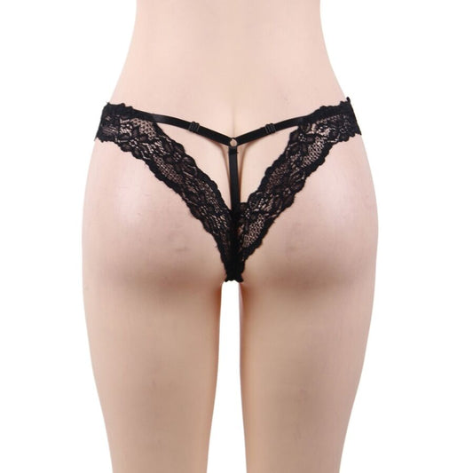 Queen Lingerie V Floral Lace Panties Size L/xl Queen Lingerie V Floral Lace Panties Size L/xl - UABDSM