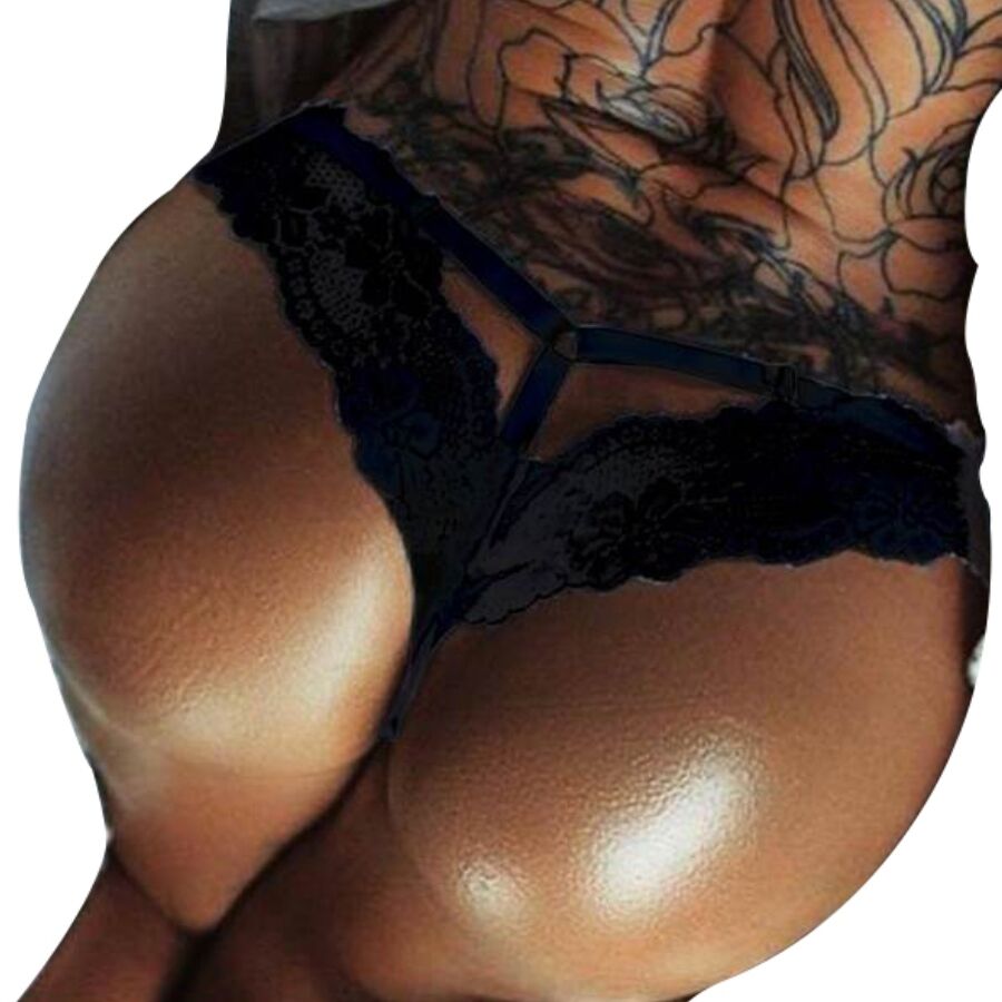 Queen Lingerie V Floral Lace Panties Size L/xl - UABDSM