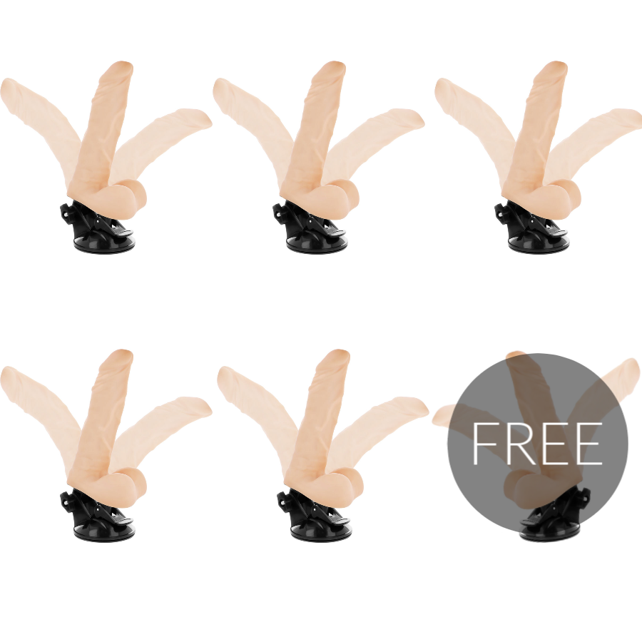 Basecock Realistic Bendable Remote Control Flesh 21 Cm 5+1 Free - UABDSM