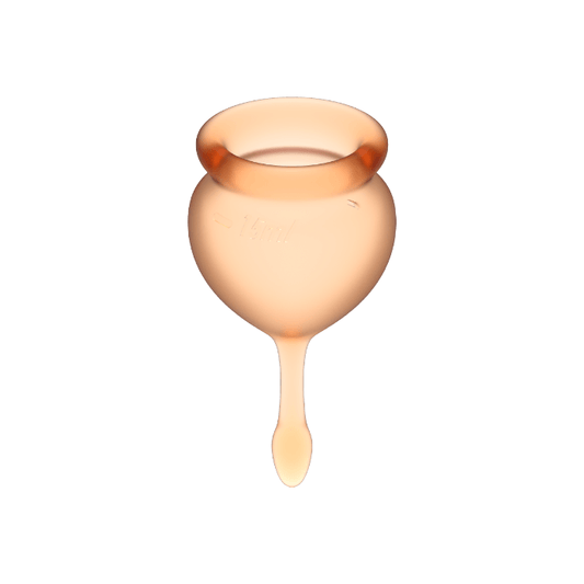 Satisfyer Feel Good Menstrual Cup Orange  15+20ml - UABDSM